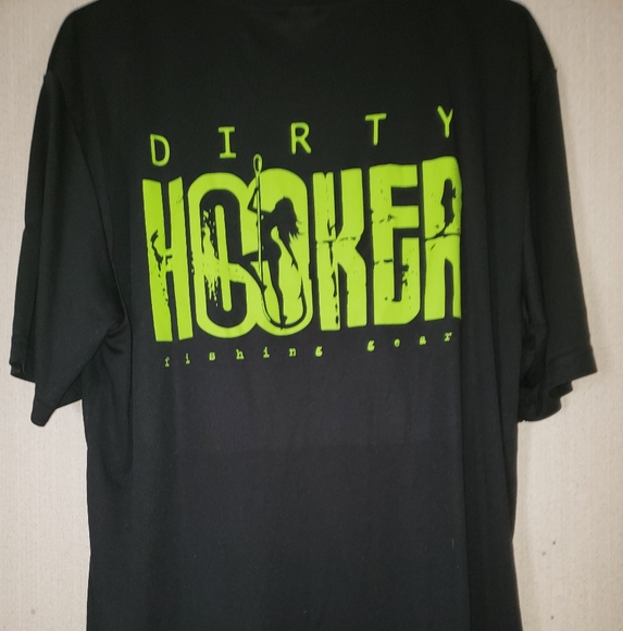 Dirty Hooker Fishing Gear Other - Men's Dri Fit Short Sleeve